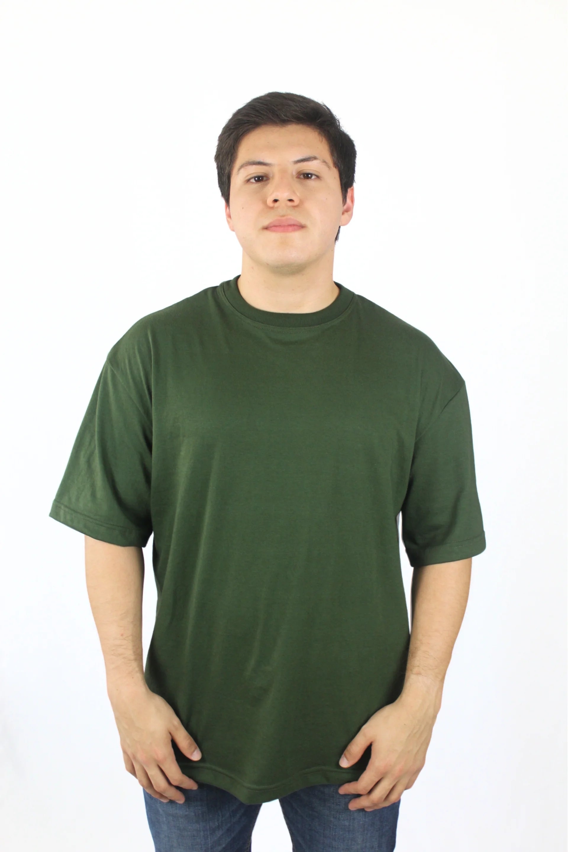 ARMY GREEN 200 GSM OVERSIZE