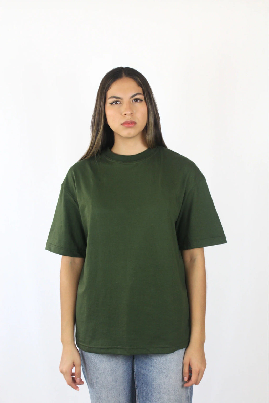 ARMY GREEN 200 GSM OVERSIZE
