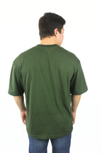 ARMY GREEN 200 GSM OVERSIZE