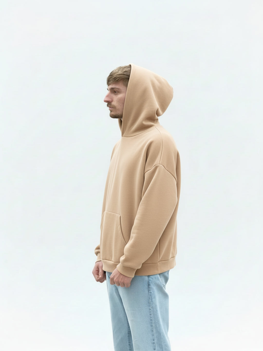 HOODIE HEAVYWEIGHT PREMIUM SAND OVERSIZE