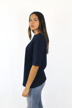 LIGHT NAVY BLUE 200 GSM OVERSIZE