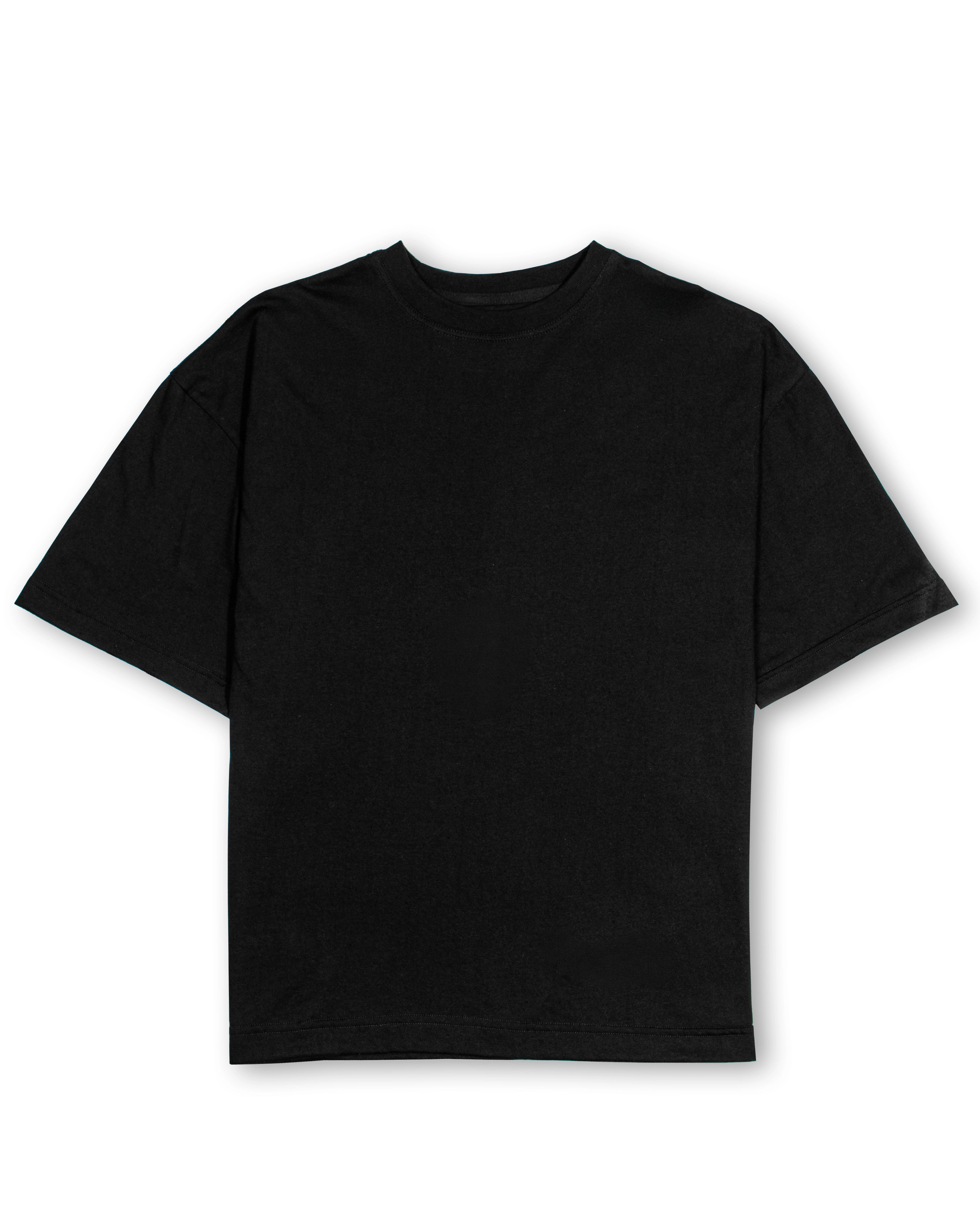 BLACK 200 GSM OVERSIZE