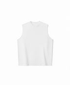TANK TOP WHITE 250 GSM OVERSIZE